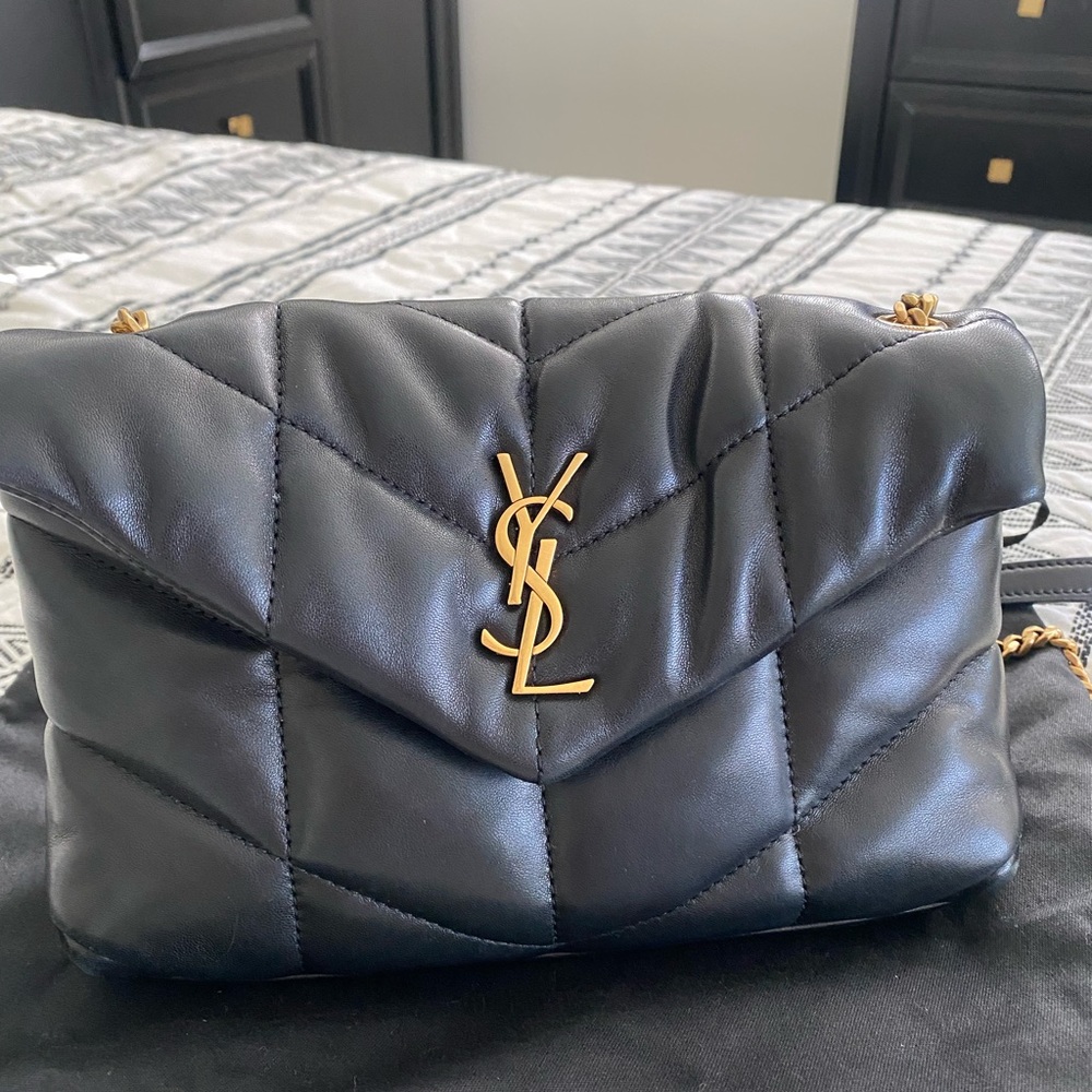 YSL Saint Laurent LouLou Toy/Mini Puffer